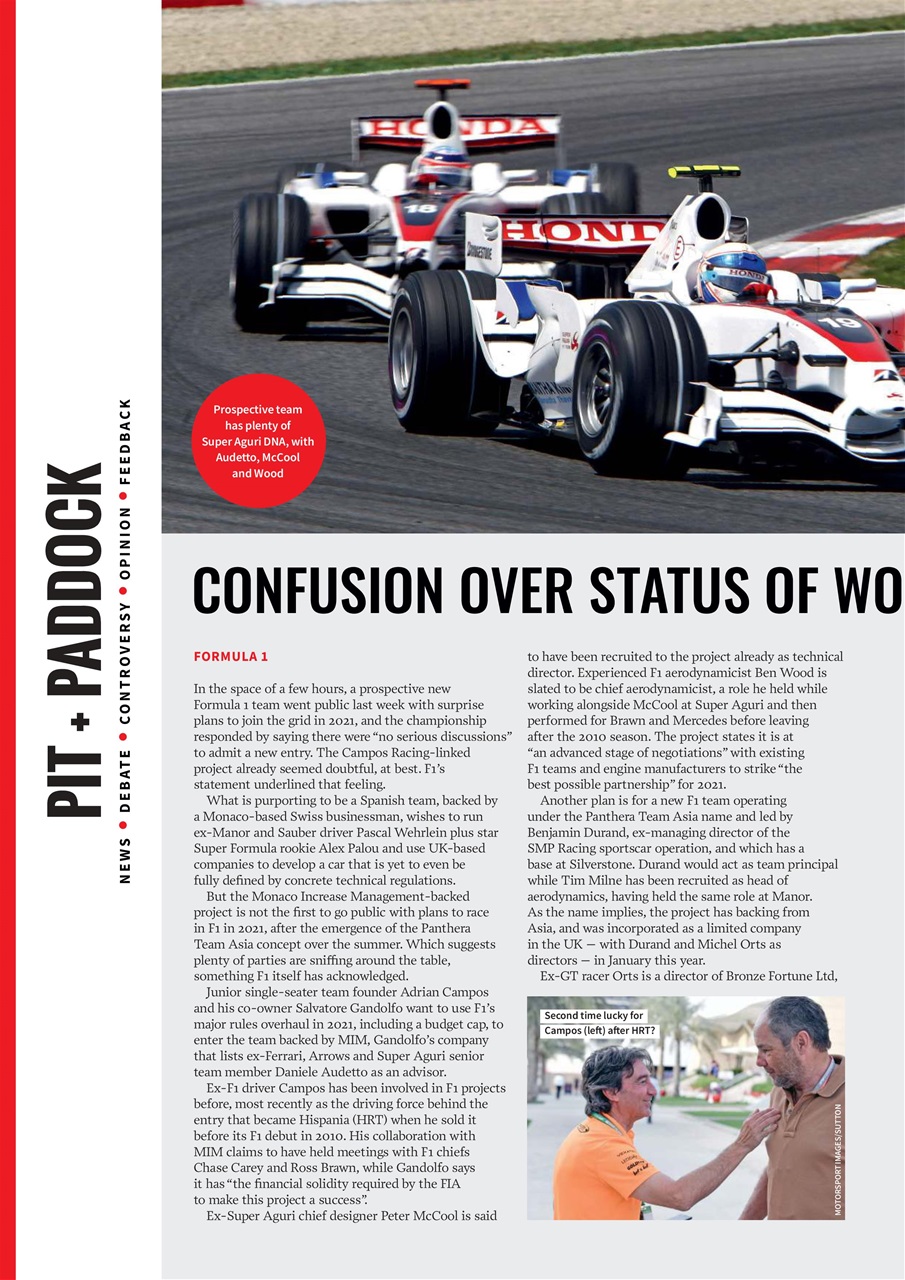 Autosport Preview Pages