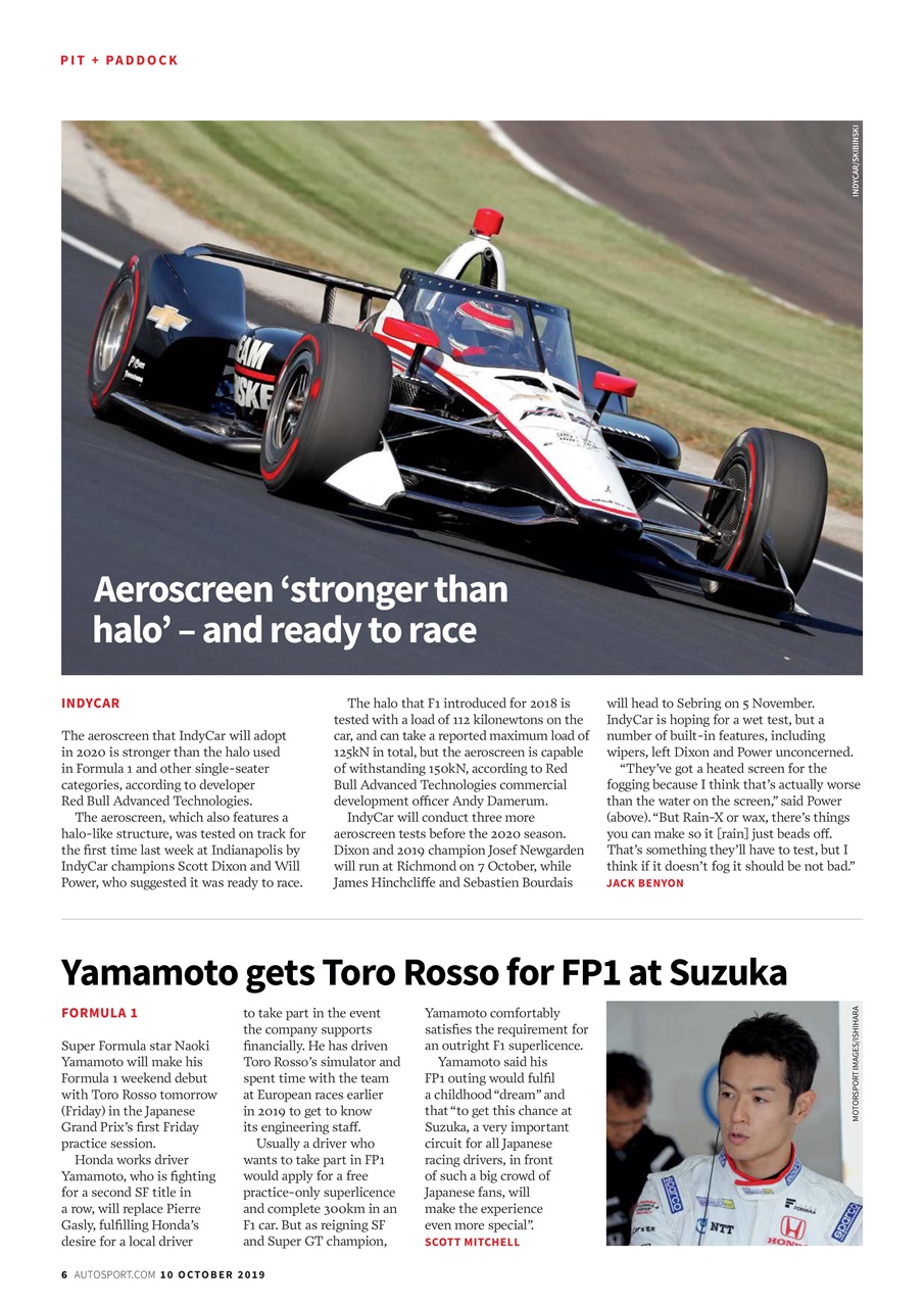 Autosport Preview Pages