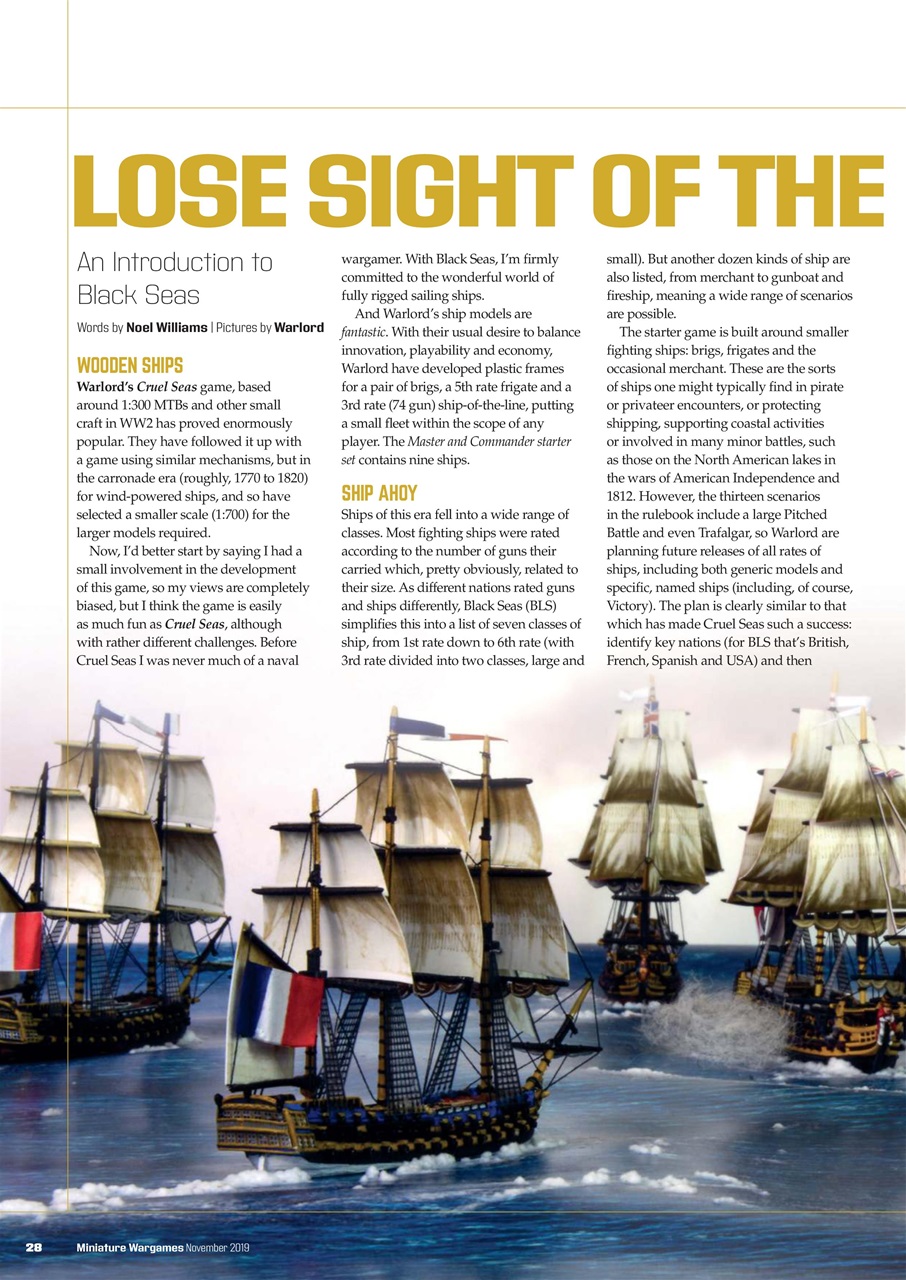 Miniature Wargames Preview Pages
