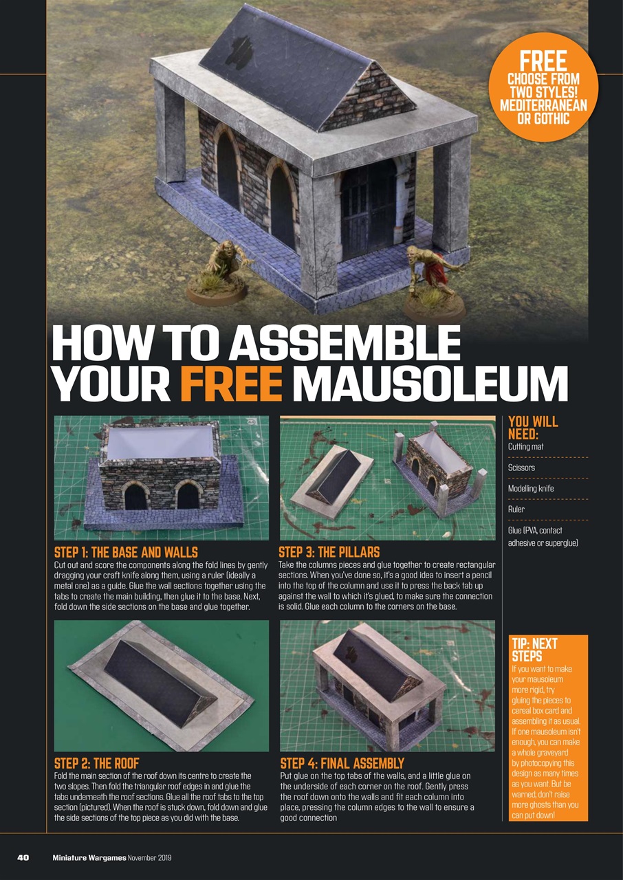 Miniature Wargames Preview Pages