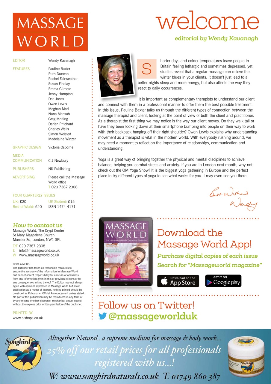 Massage World Preview Pages