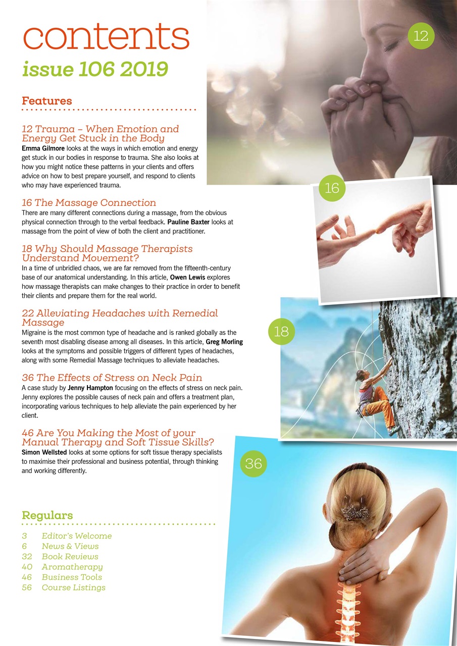 Massage World Preview Pages
