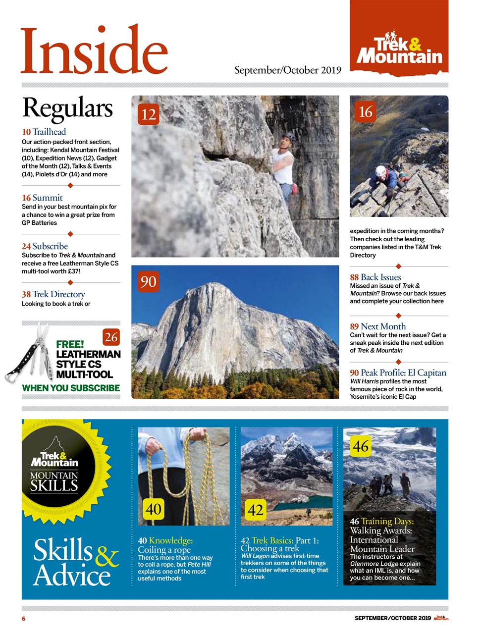 Trek & Mountain Magazine Preview Pages