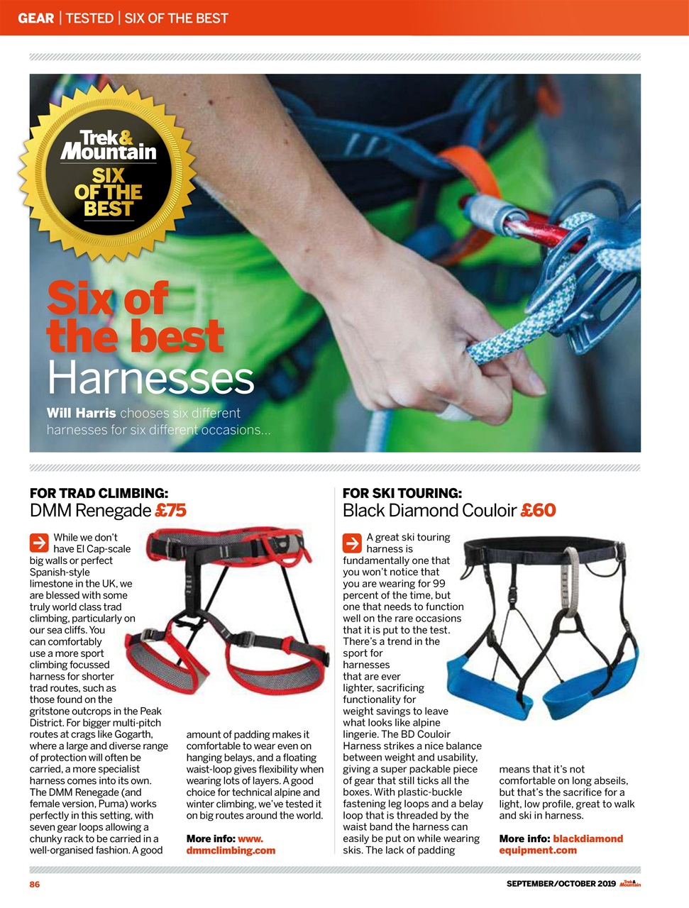 Trek & Mountain Magazine Preview Pages