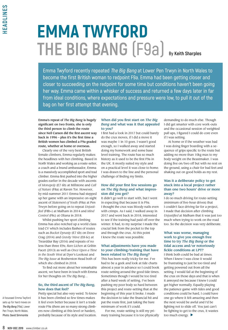 Climber Preview Pages