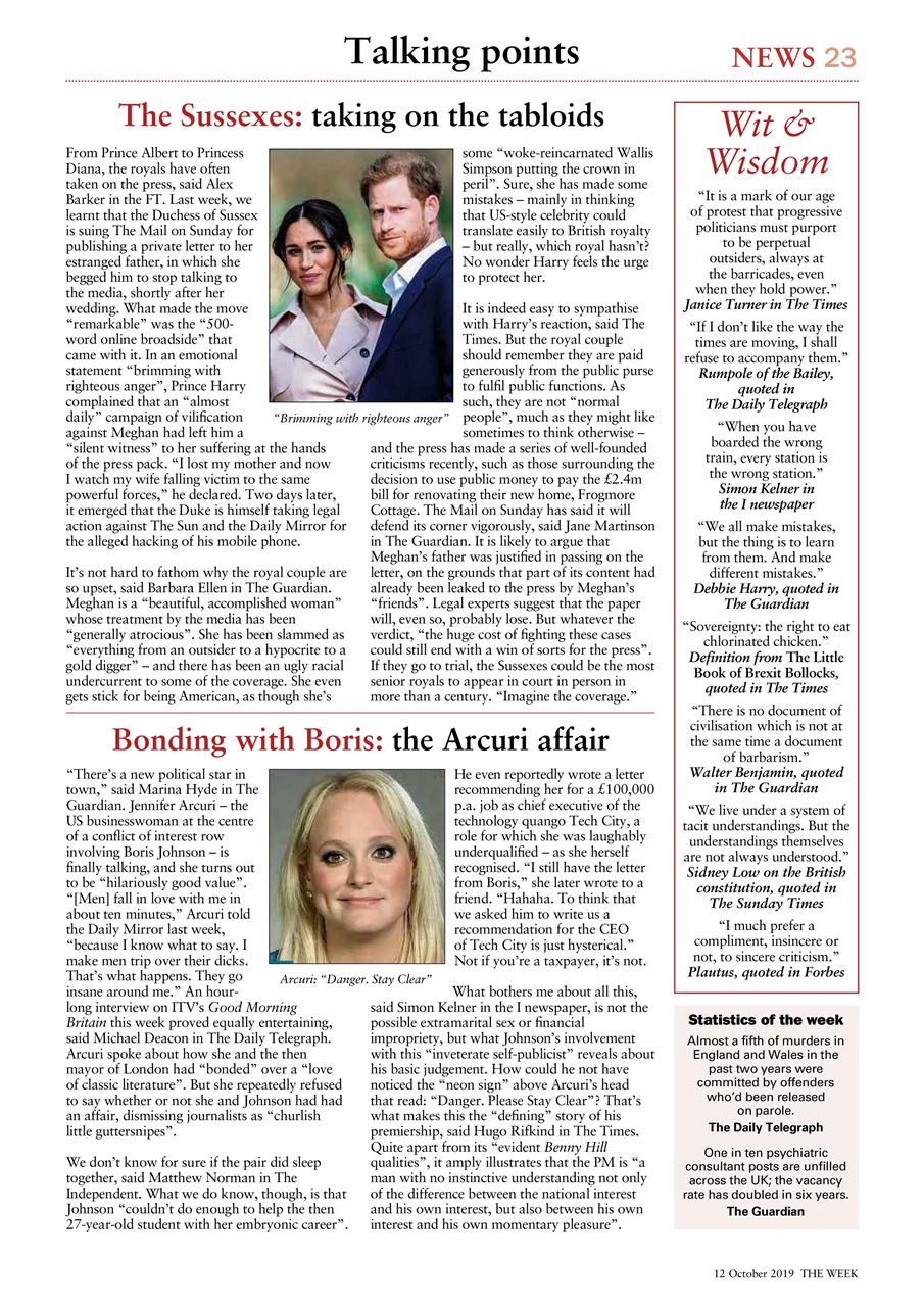 The Week Preview Pages