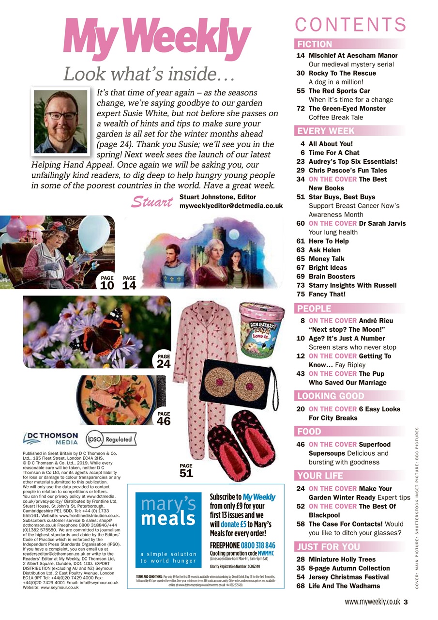 My Weekly Preview Pages