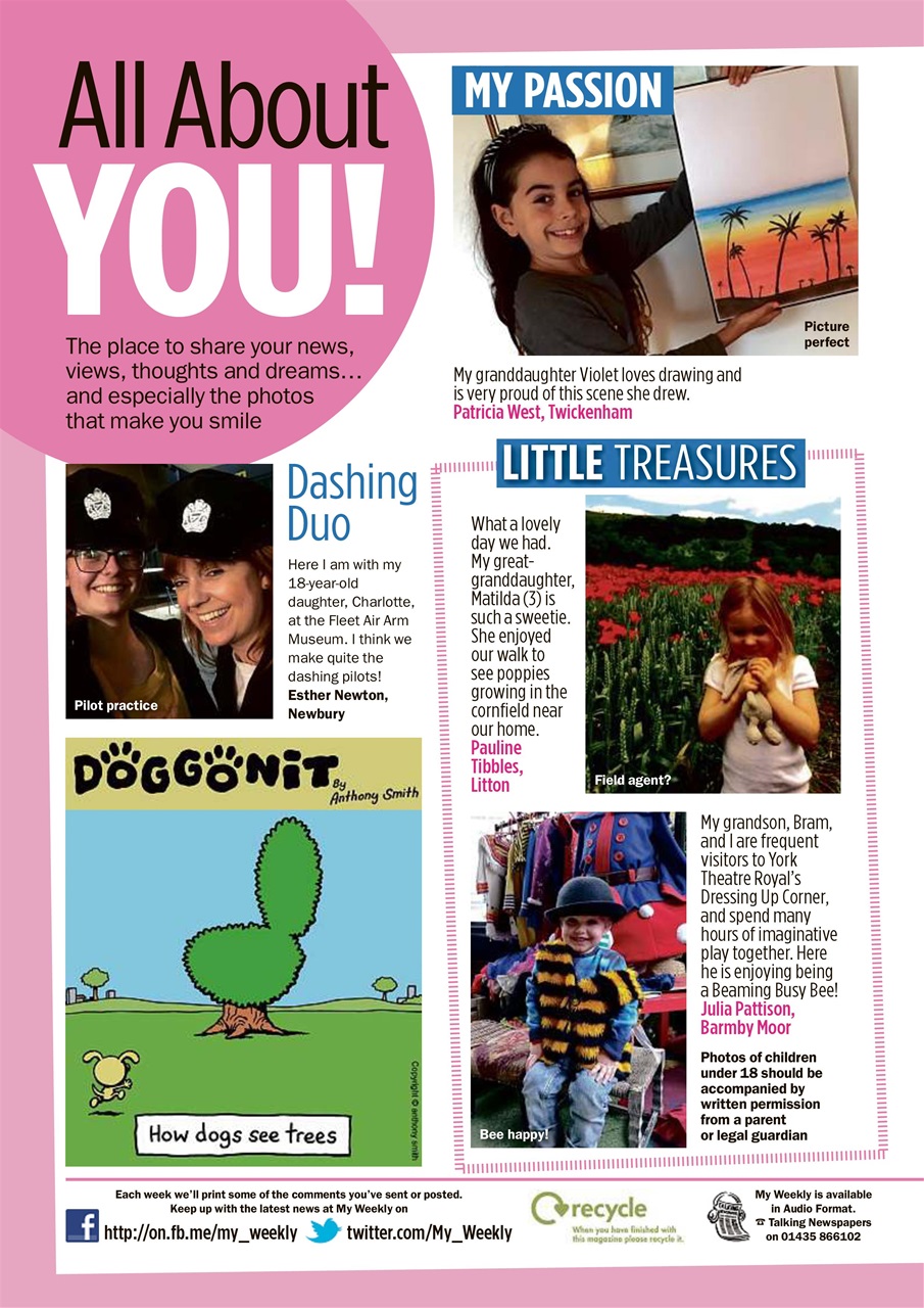 My Weekly Preview Pages