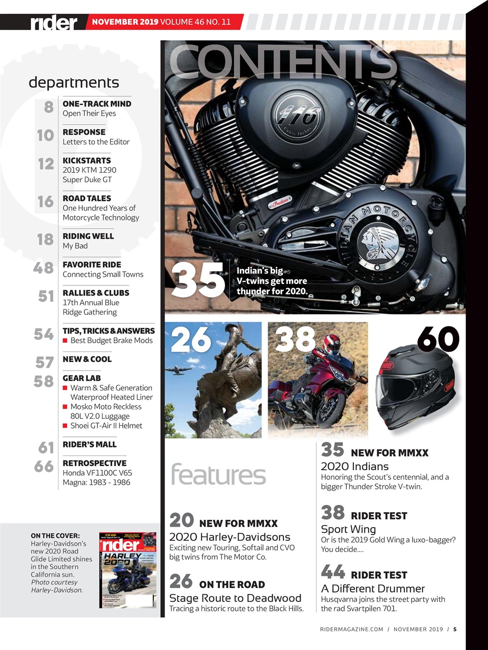 Rider Magazine Preview Pages