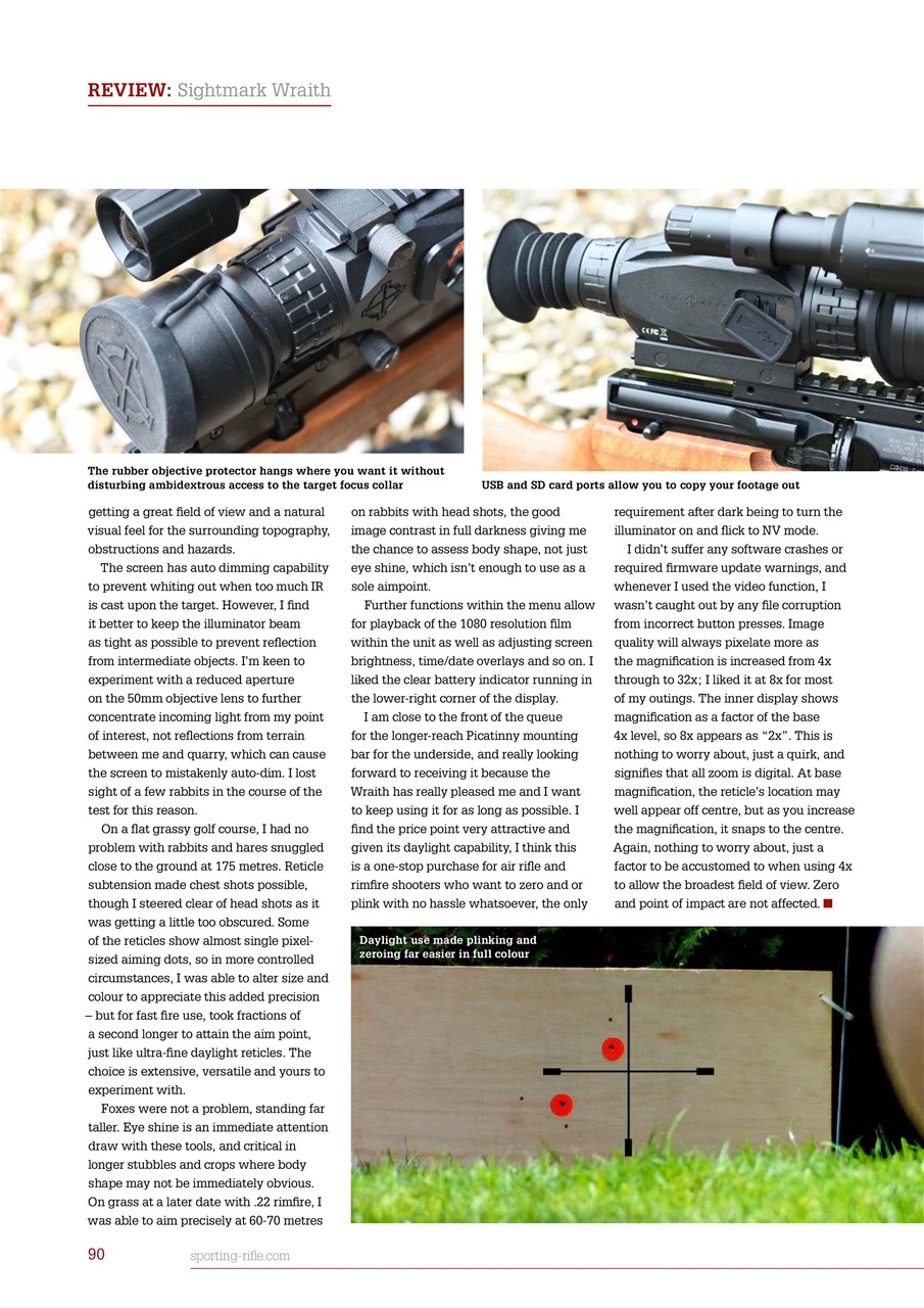 Sporting Rifle Preview Pages