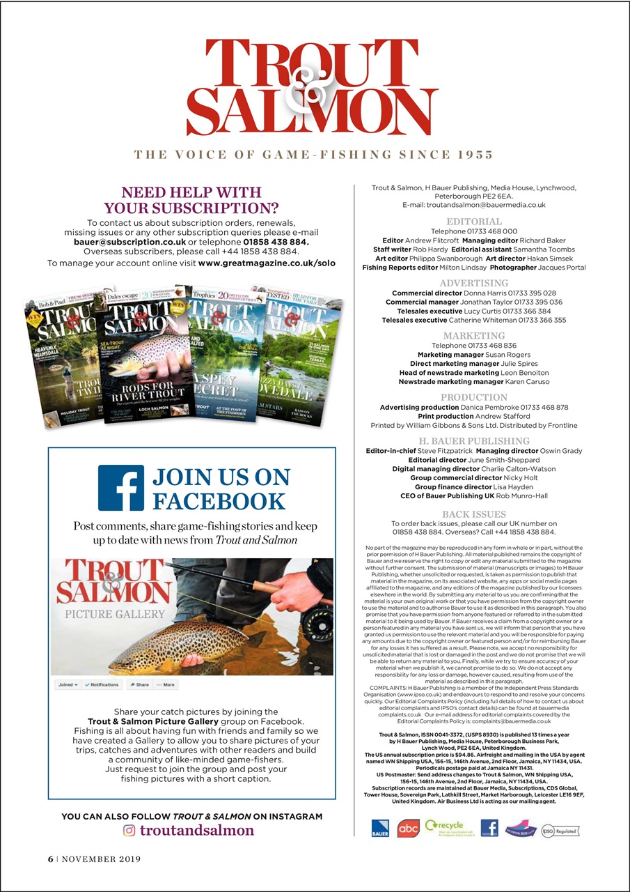 Trout & Salmon Preview Pages