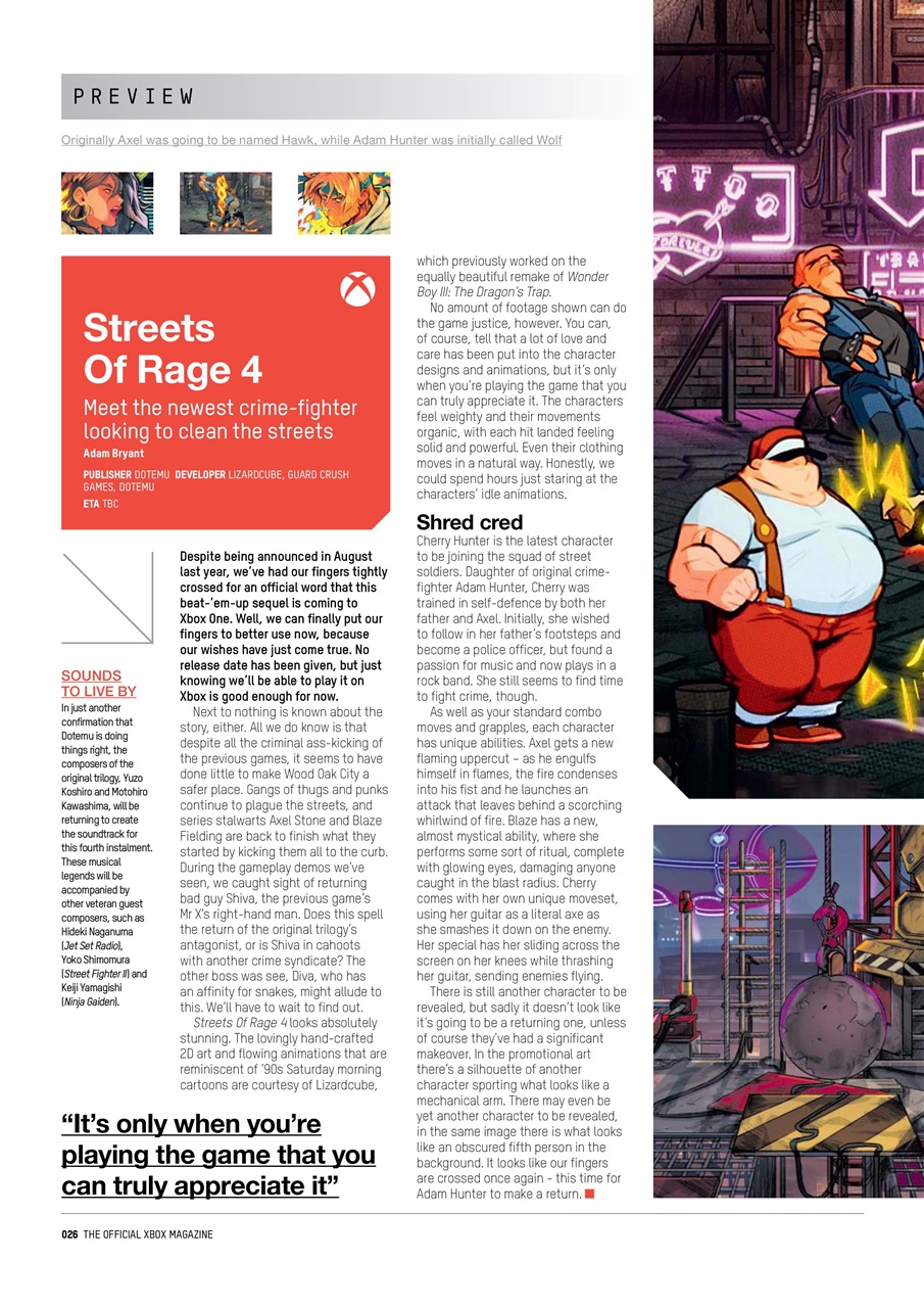 Official Xbox Magazine (UK Edition) Preview Pages
