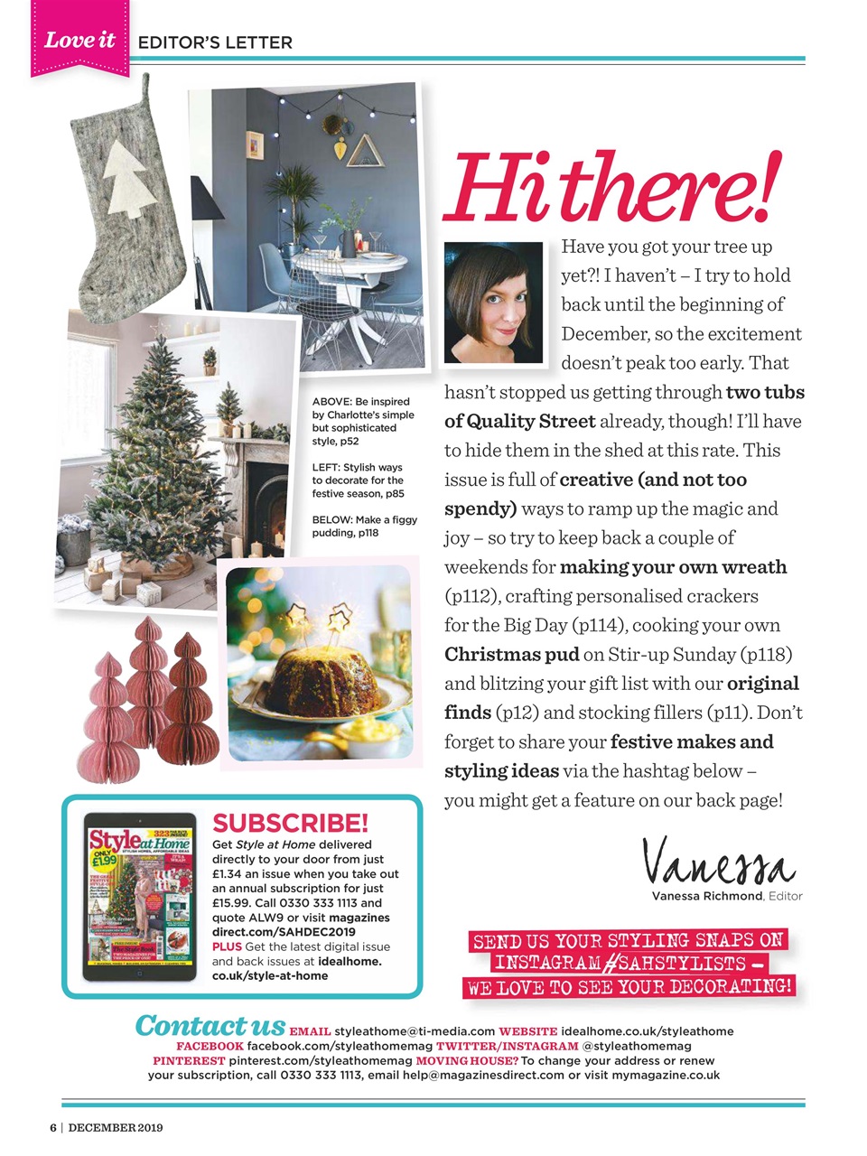 Style at Home Preview Pages