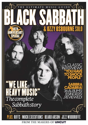 Uncut issue Ultimate Music Guide: Black Sabbath & Ozzy