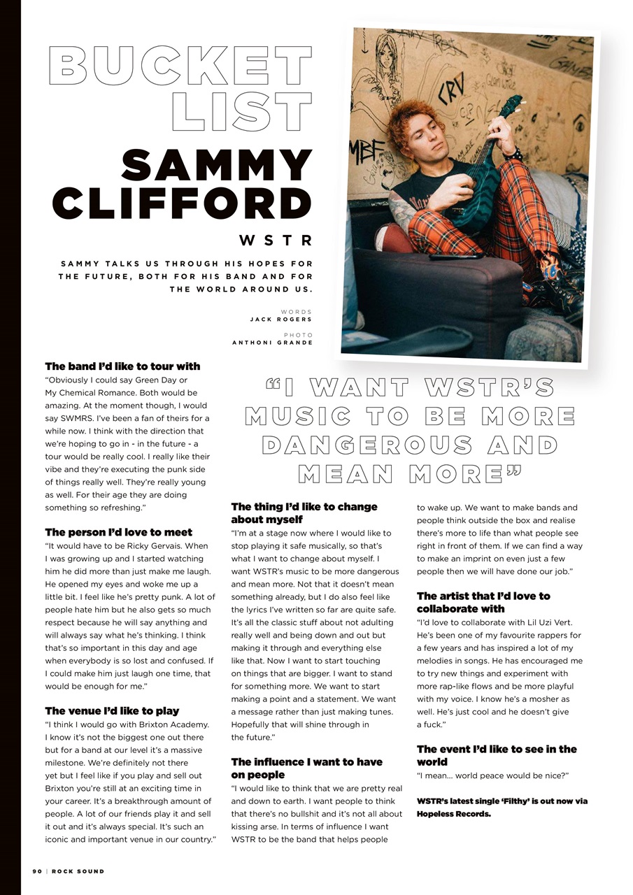 Rock Sound Magazine Preview Pages