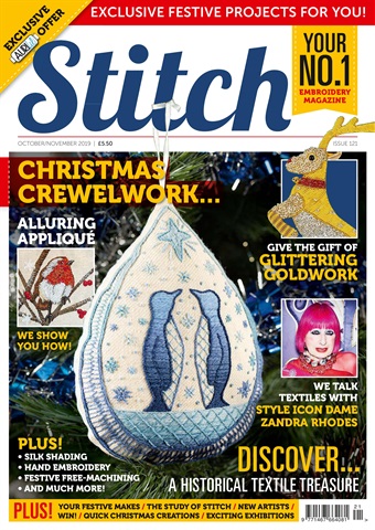 Stitch magazine issue Oct/Nov 19