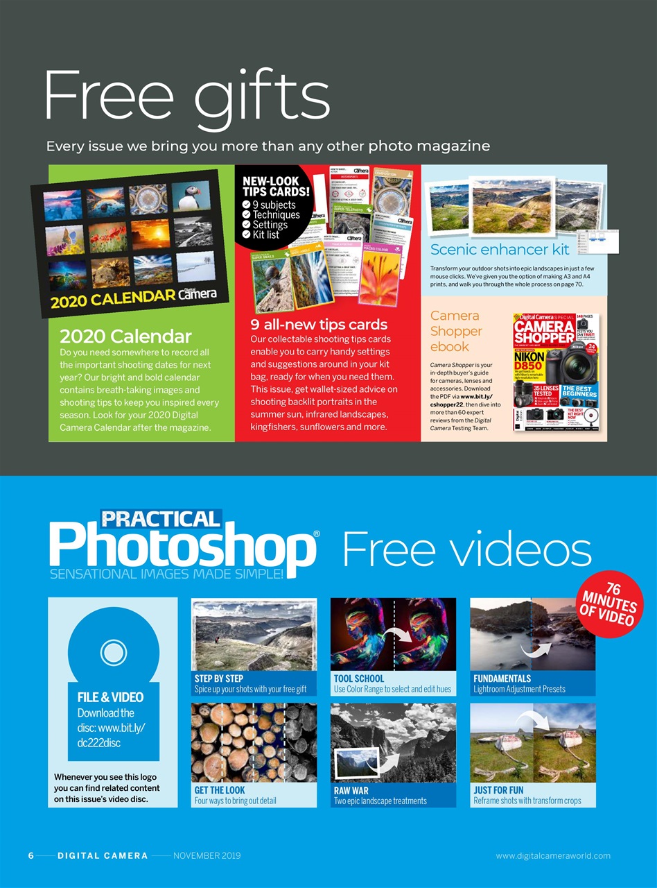 Digital Camera Magazine Preview Pages