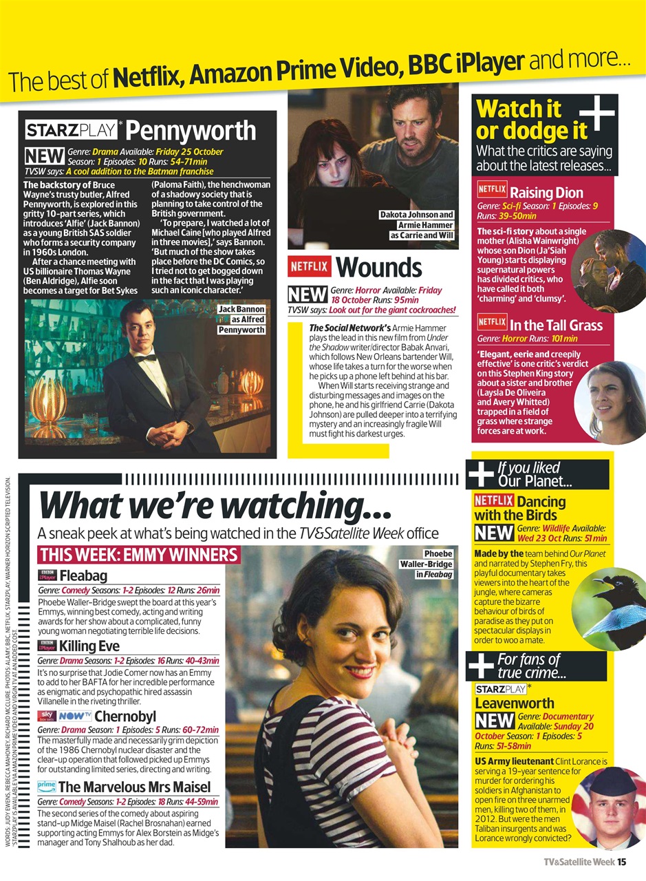 TV & Satellite Week Preview Pages