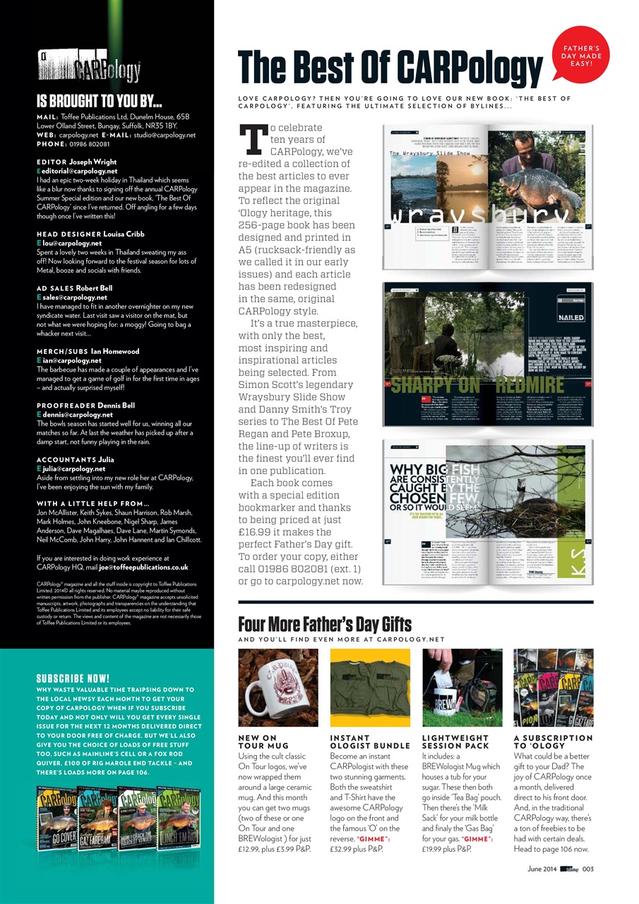 CARPology Magazine Preview Pages