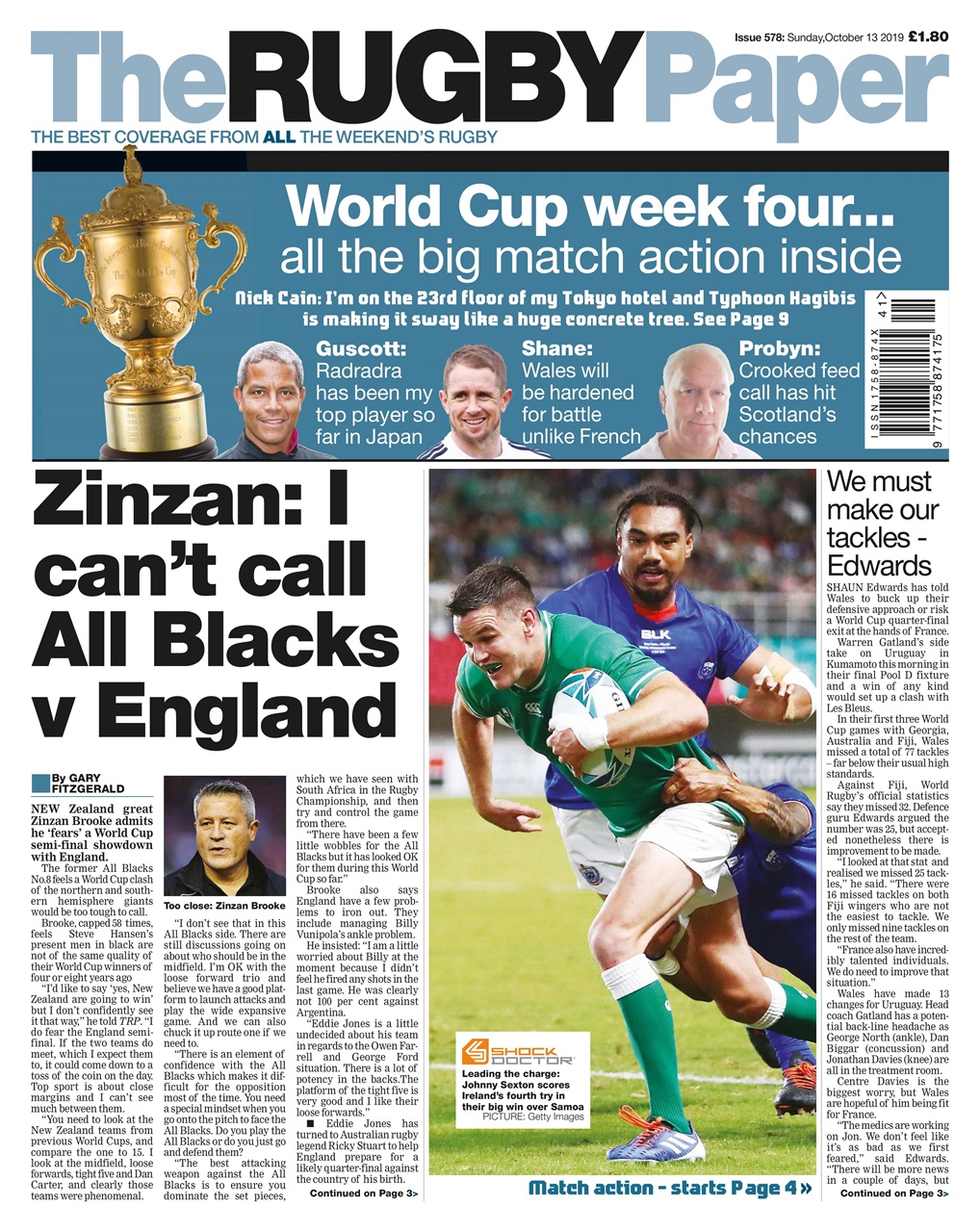 The Rugby Paper Preview Pages