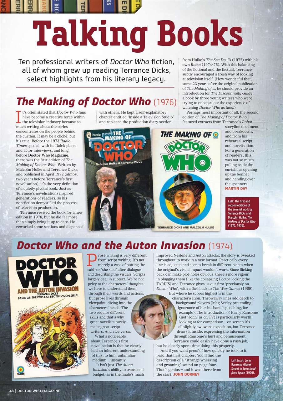 Doctor Who Magazine Preview Pages