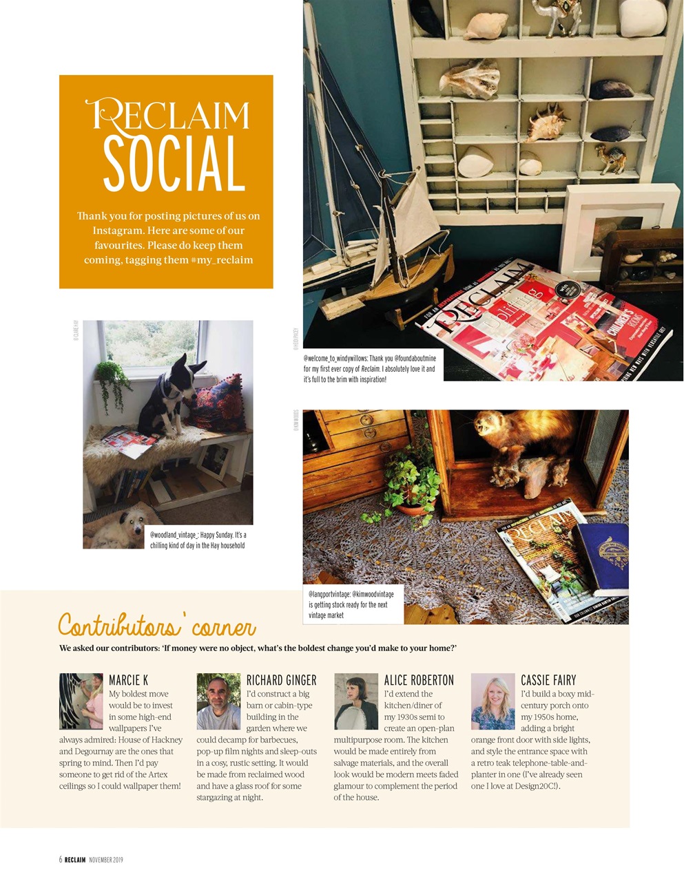 Reclaim Preview Pages