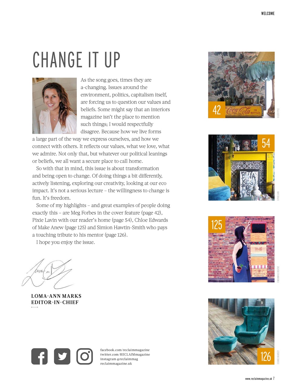 Reclaim Preview Pages