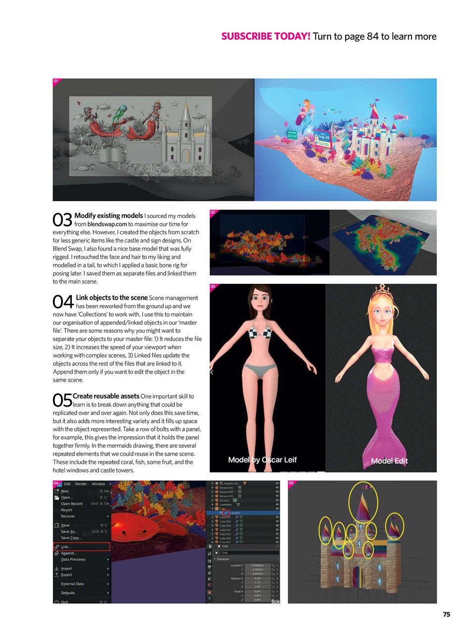 3D Artist Preview Pages