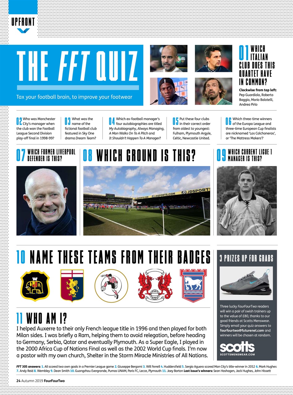FourFourTwo Preview Pages