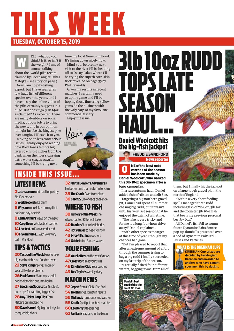 Angling Times Preview Pages