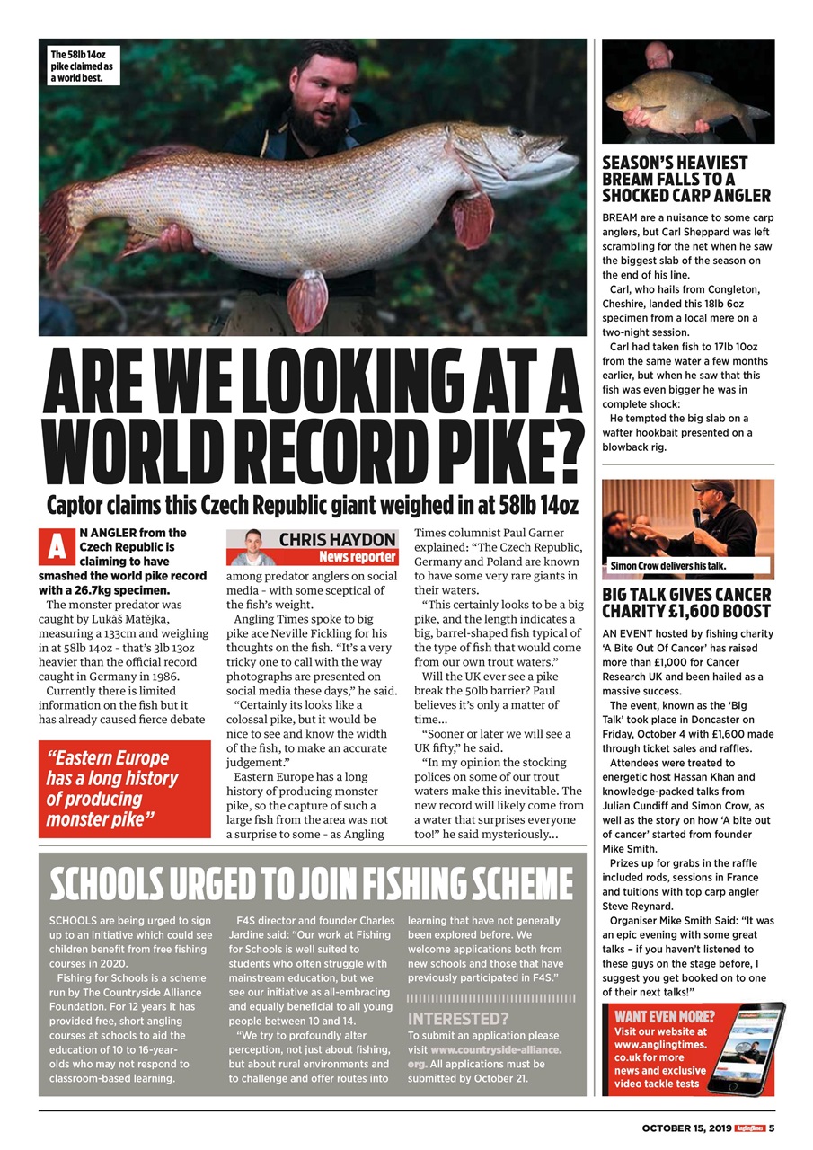 Angling Times Preview Pages