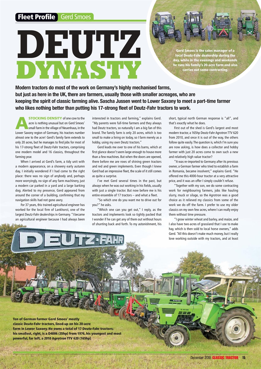 Classic Tractor Preview Pages