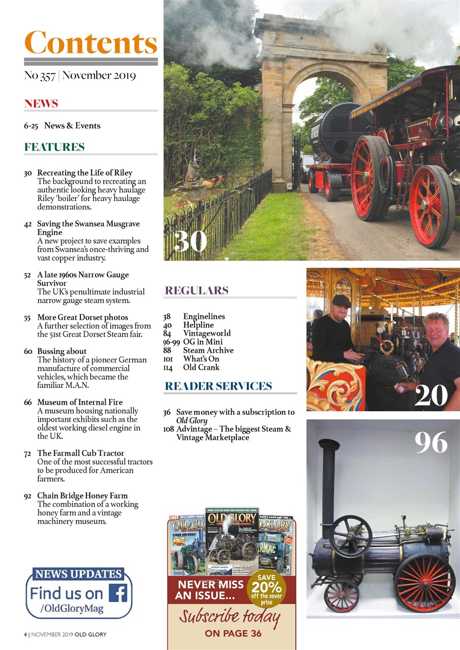Old Glory Magazine Preview Pages