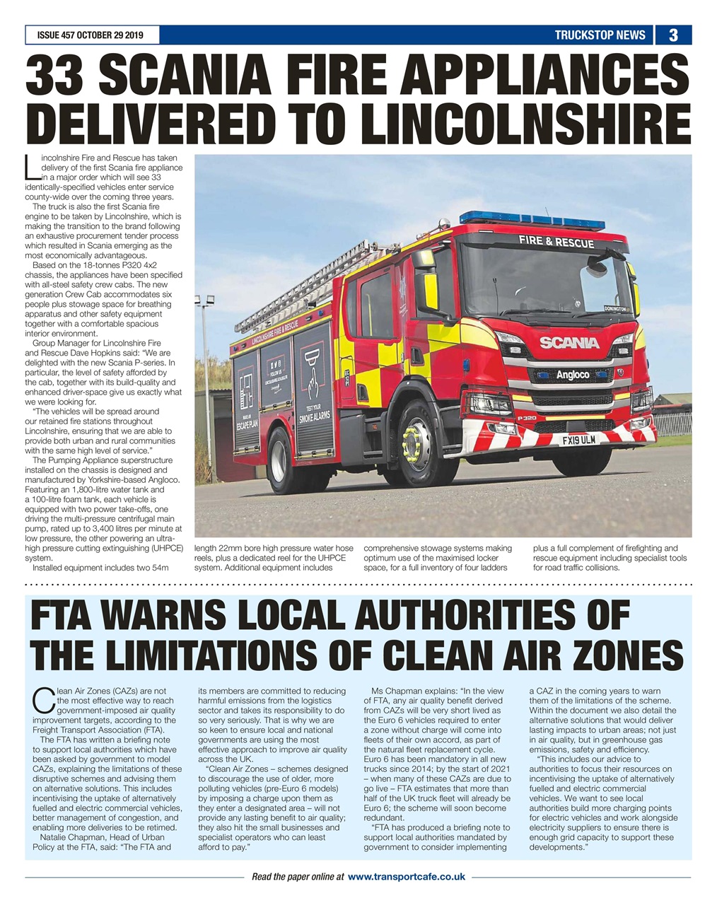Truckstop News Preview Pages