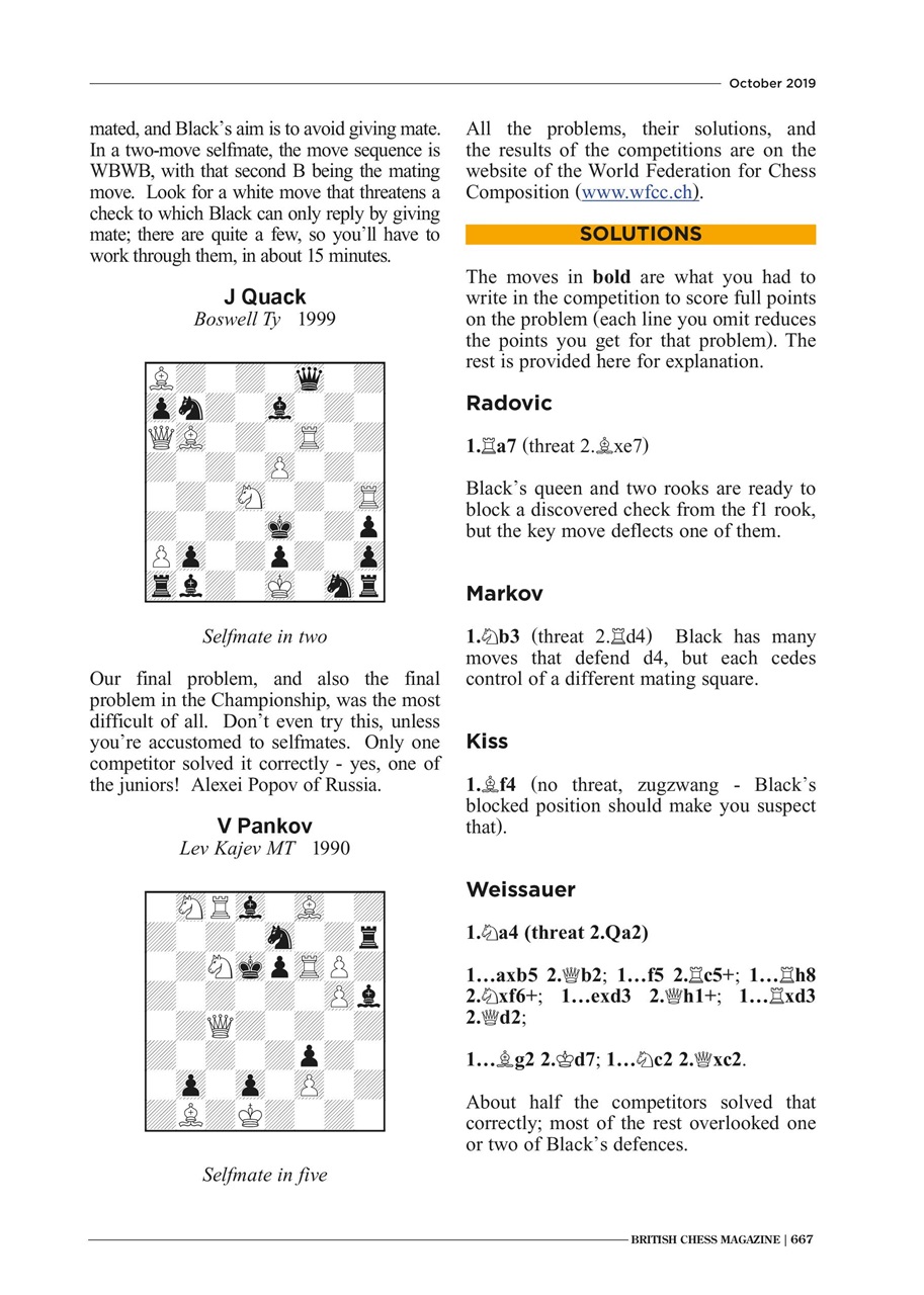 British Chess Magazine Preview Pages