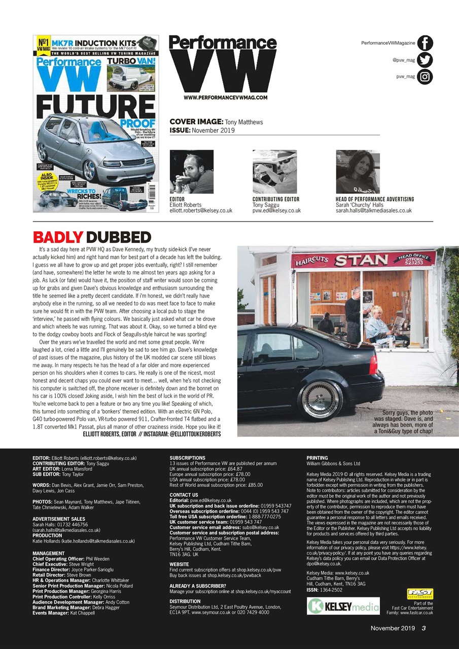 Performance VW Preview Pages