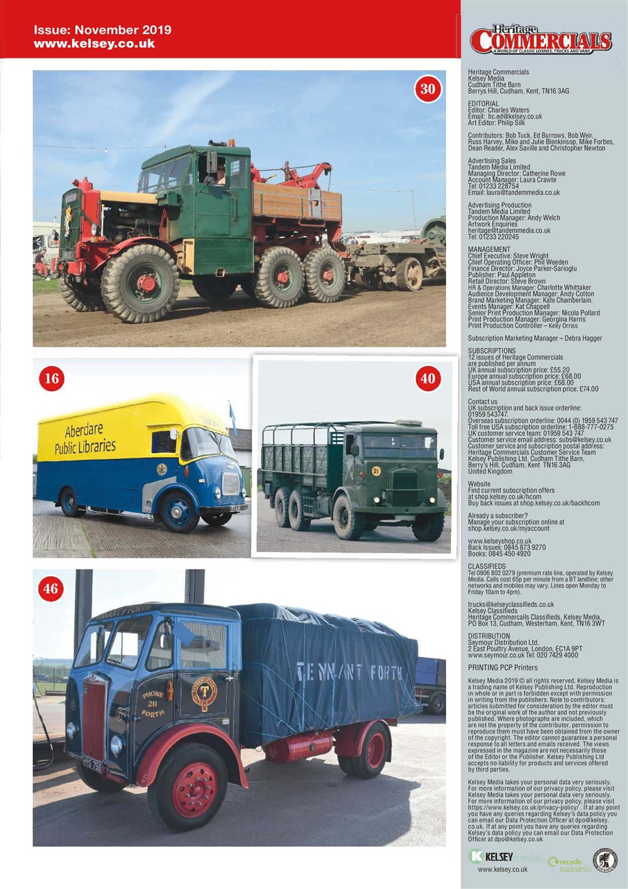 Heritage Commercials Magazine Preview Pages