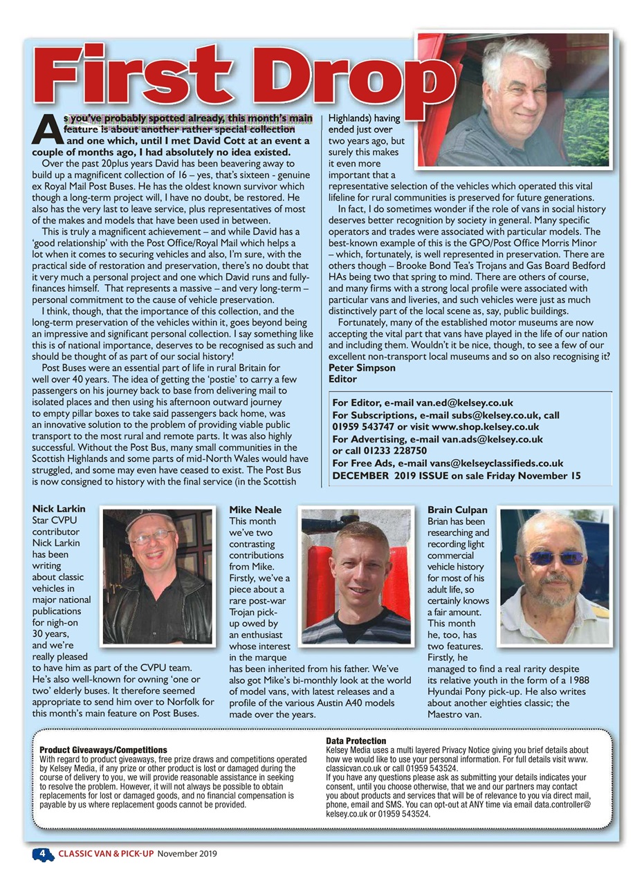 Classic Van & Pick-up Preview Pages