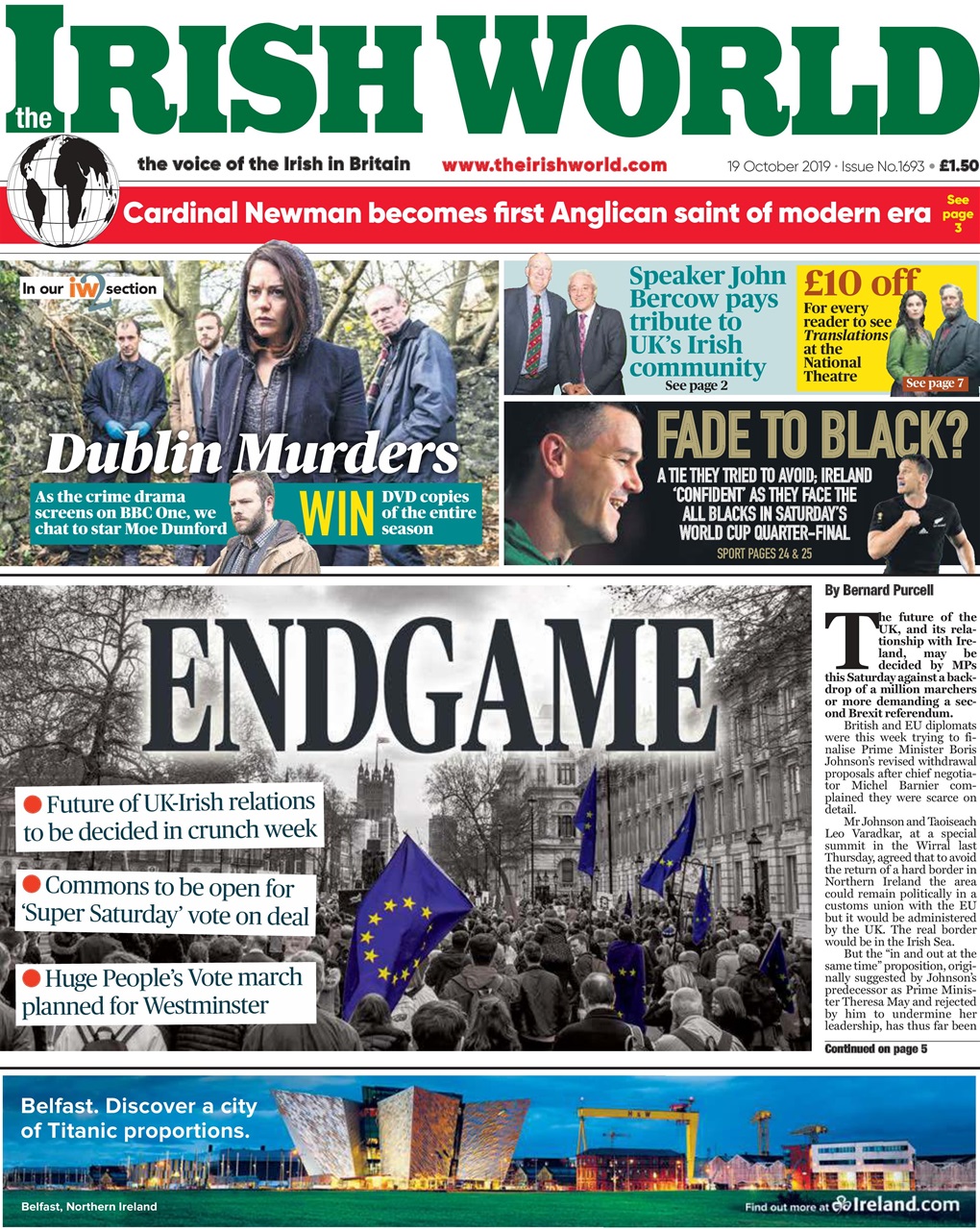 Irish World Preview Pages