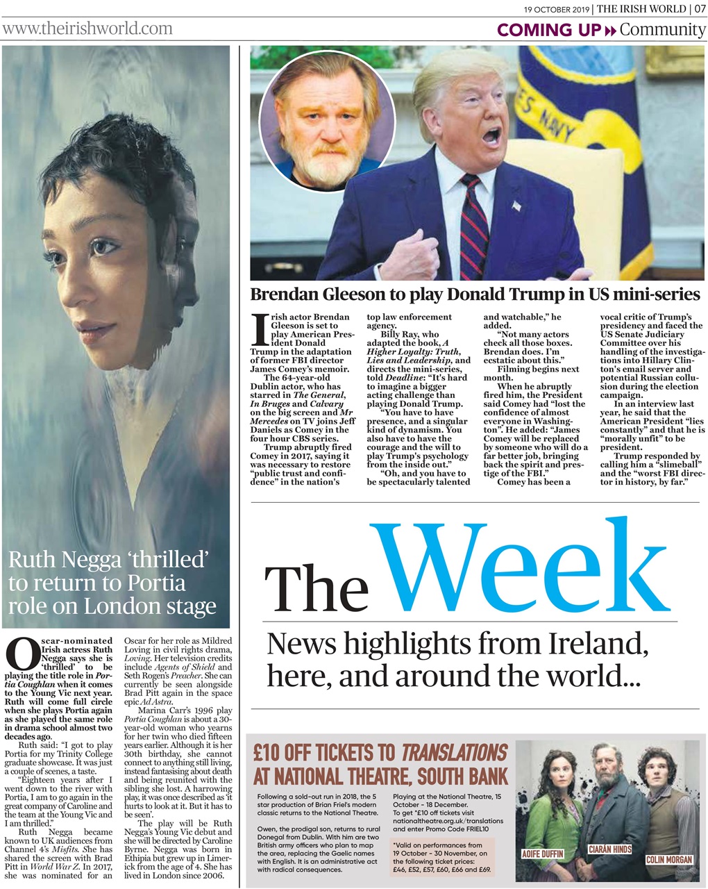 Irish World Preview Pages