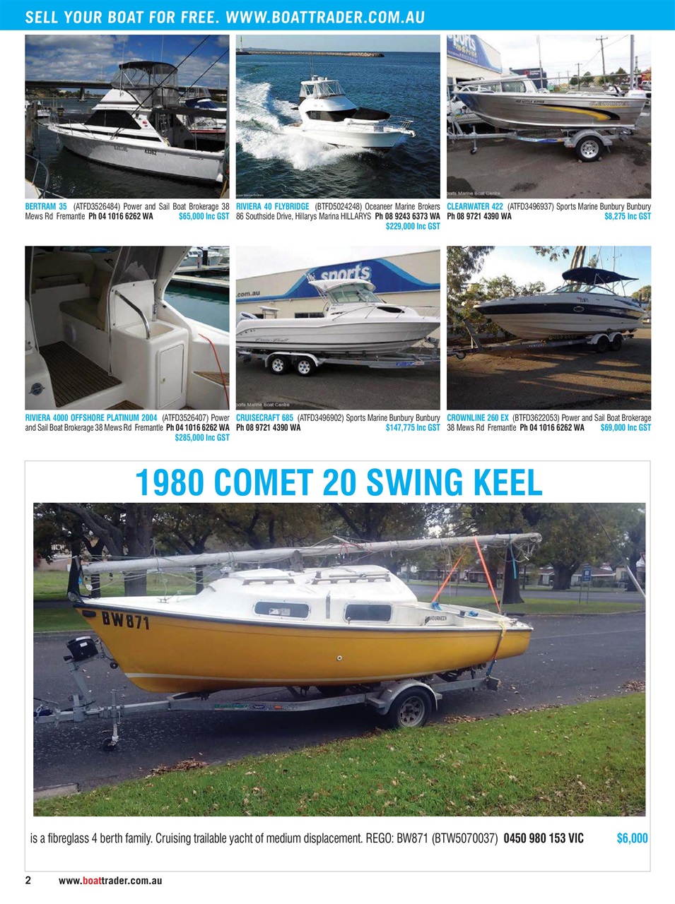 Boat Trader Australia Preview Pages