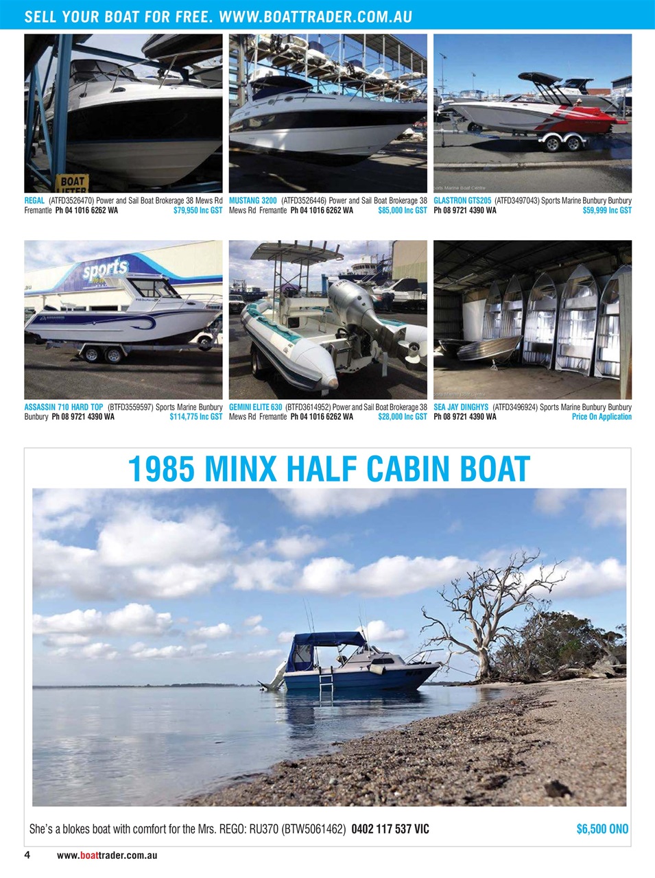 Boat Trader Australia Preview Pages
