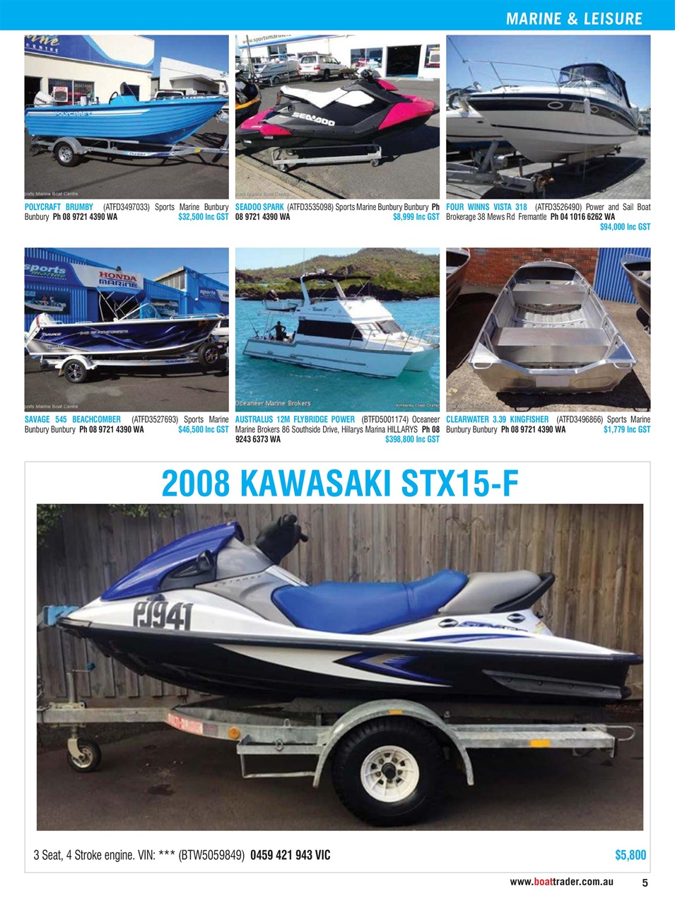 Boat Trader Australia Preview Pages