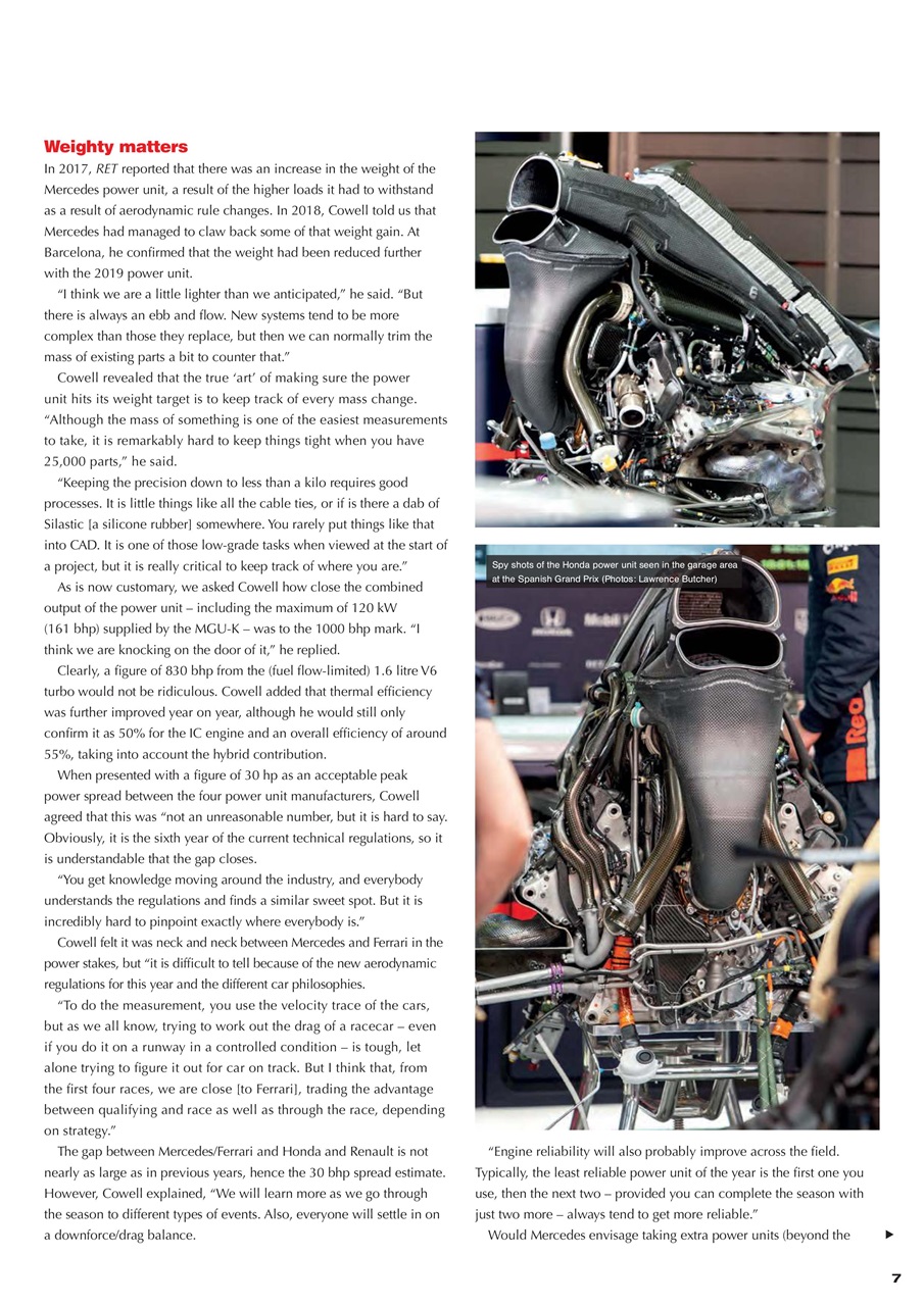 Race Engine Technology Preview Pages