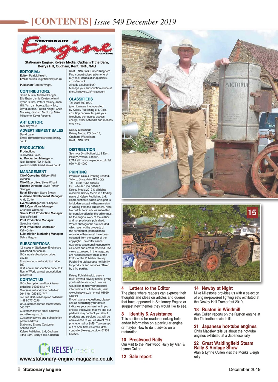 Stationary Engine Preview Pages