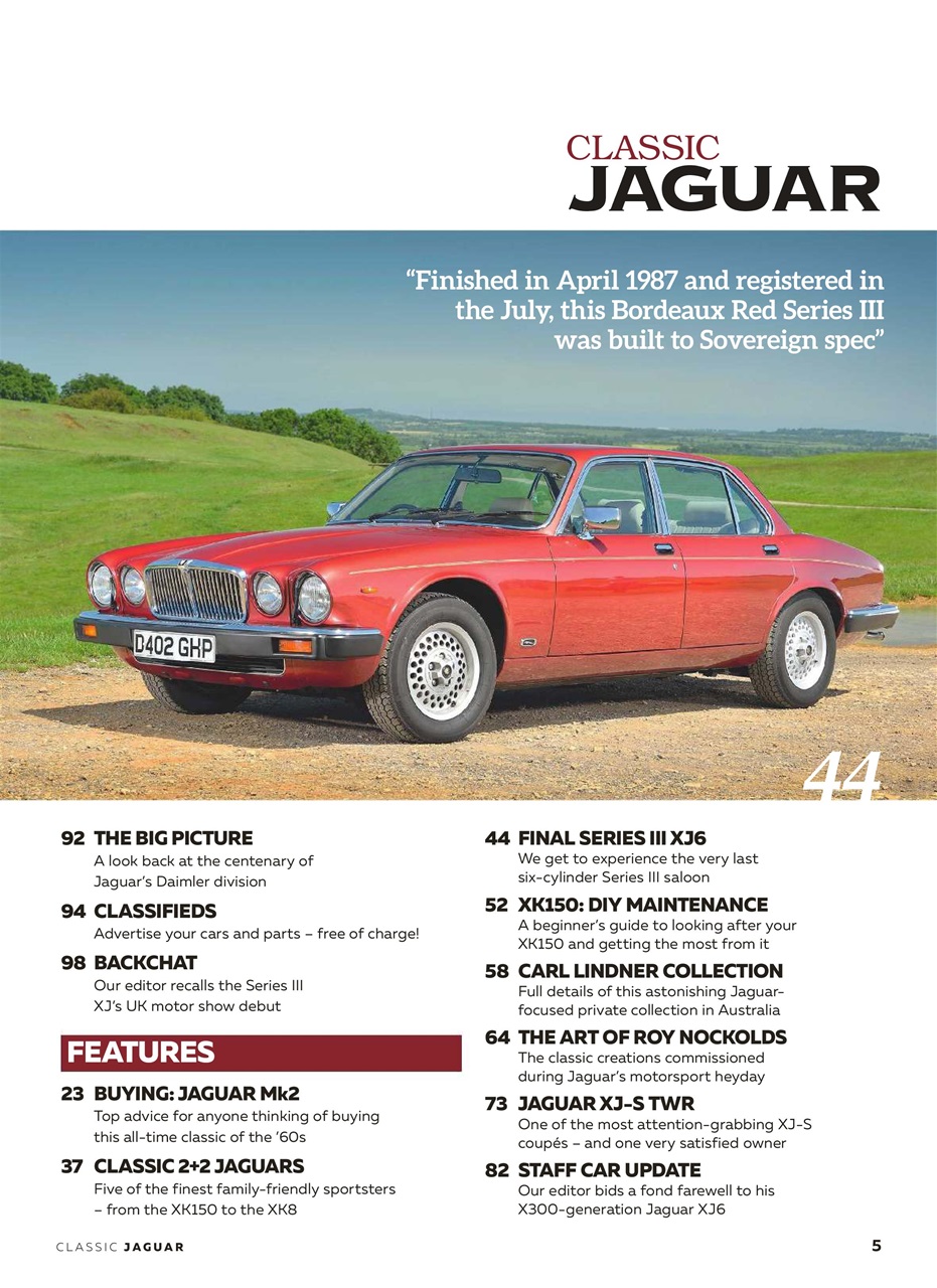 Classic Jaguar Preview Pages