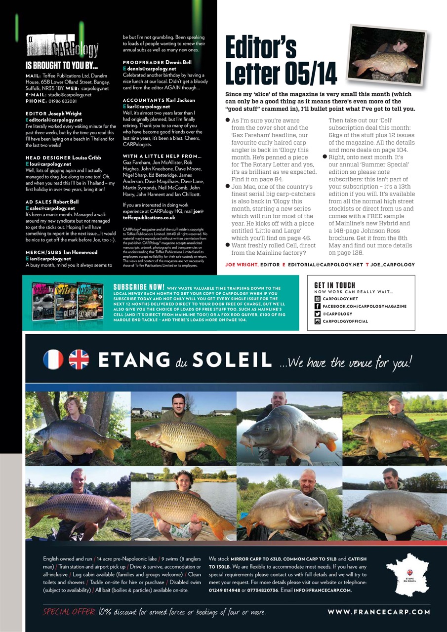 CARPology Magazine Preview Pages