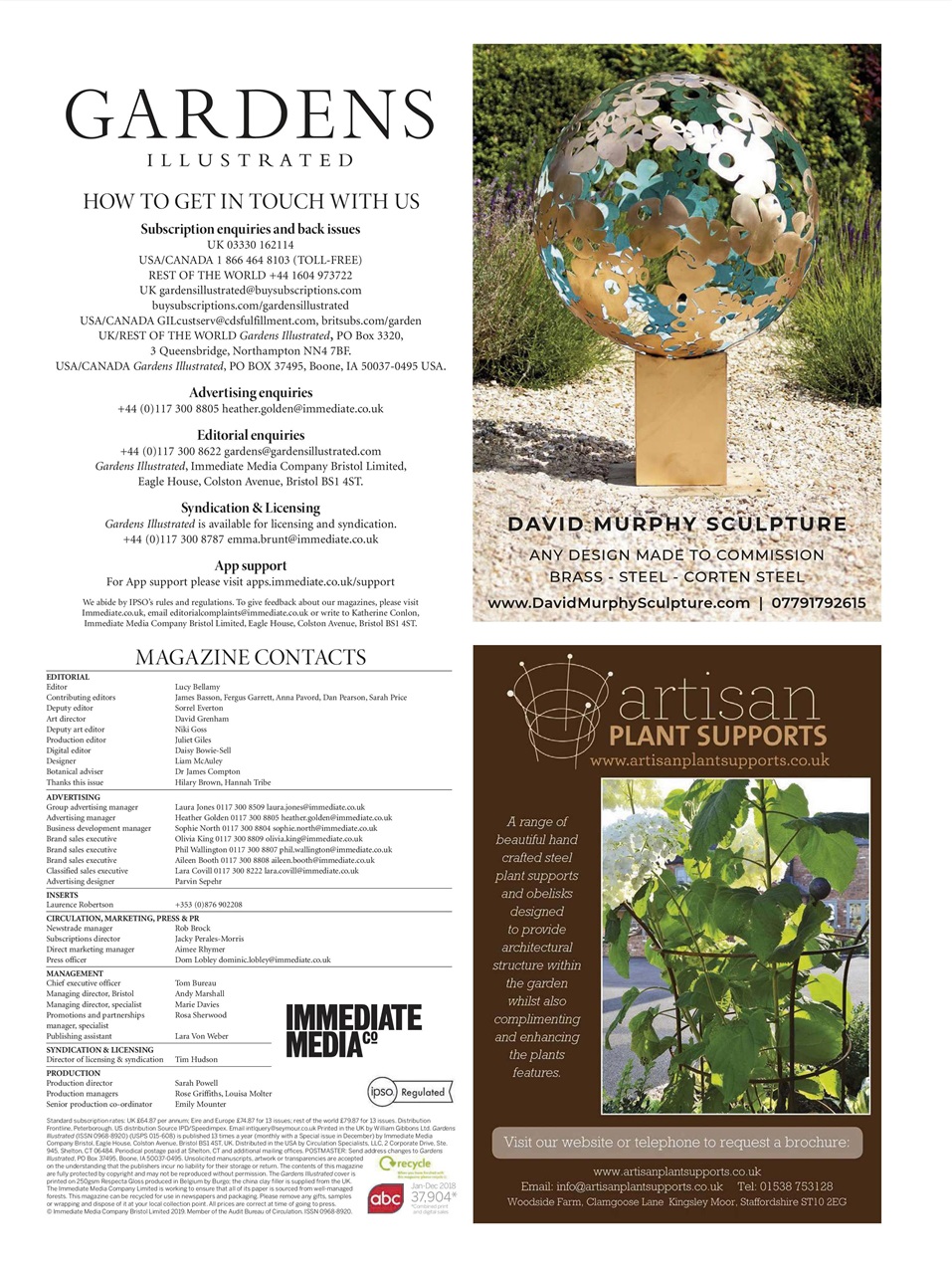 Gardens Illustrated Preview Pages