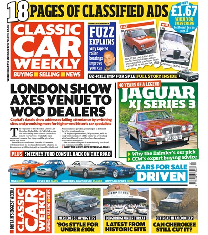 Classic Car Weekly issue 16th October 2019