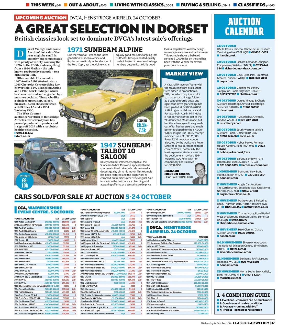 Classic Car Weekly Preview Pages